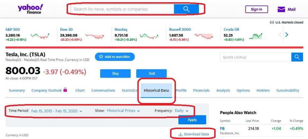 Yahoo Finance