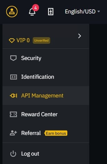 python binance client