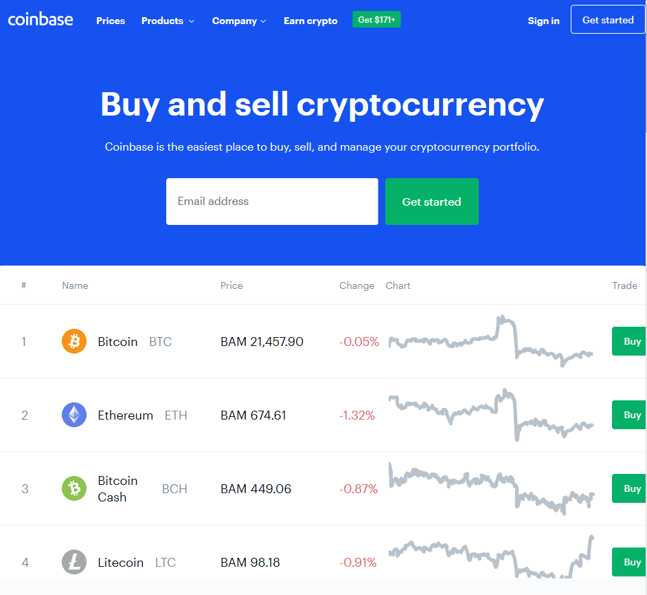 coinbase api prices